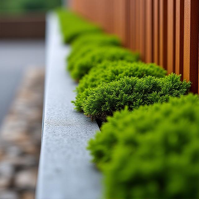 持続可能な素材を使用した庭園のデザイン詳細